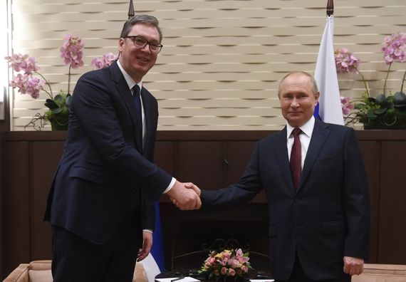 Sastanak predsednika Vučića sa predsednikom Ruske Federacije