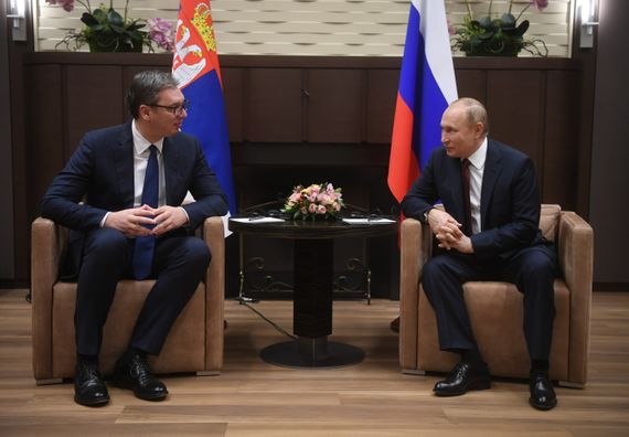 Састанак председника Вучића са председником Руске Федерације