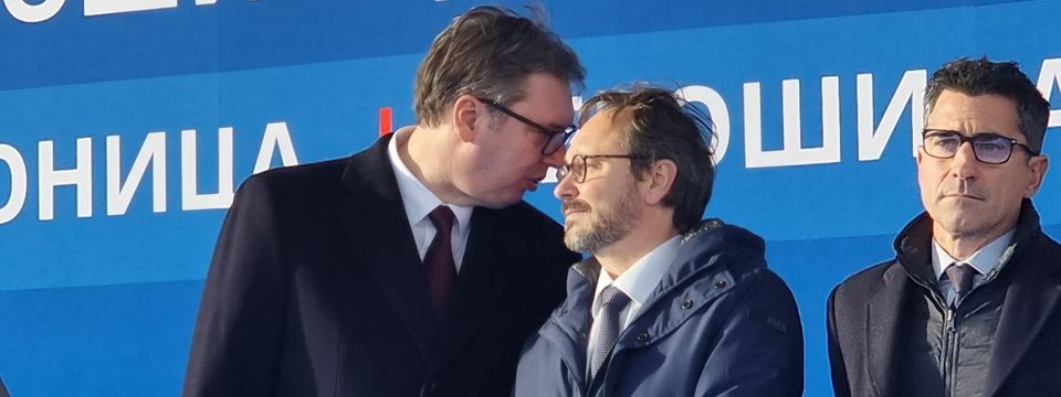 Obeležavanje početka radova na izgradnji auto-puta E-80 Niš (Merošina) - Pločnik (Beloljin)