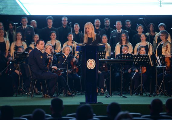 Generalni sekretar predsednika Republike Suzana Paunović na svečanoj akademiji povodom Dana vojnih veterana