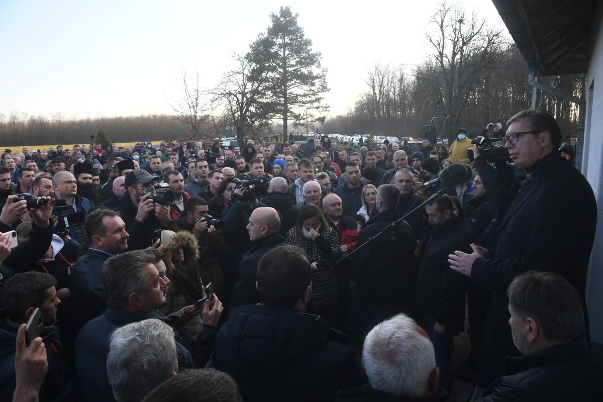 Predsednik Vučić posetio Gornje Nedeljice