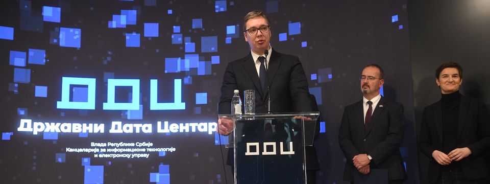 Predsednik Vučić prisustvovao puštanju u rad prve Nacionalne platforme za veštačku inteligenciju