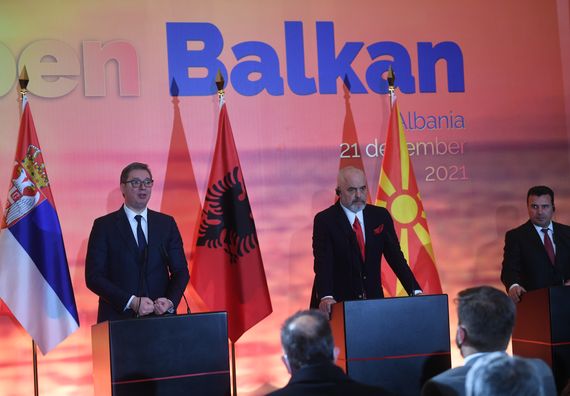 Predsednik Vučić na sastanku u okviru regionalne inicijative za saradnju "Otvoreni Balkan"