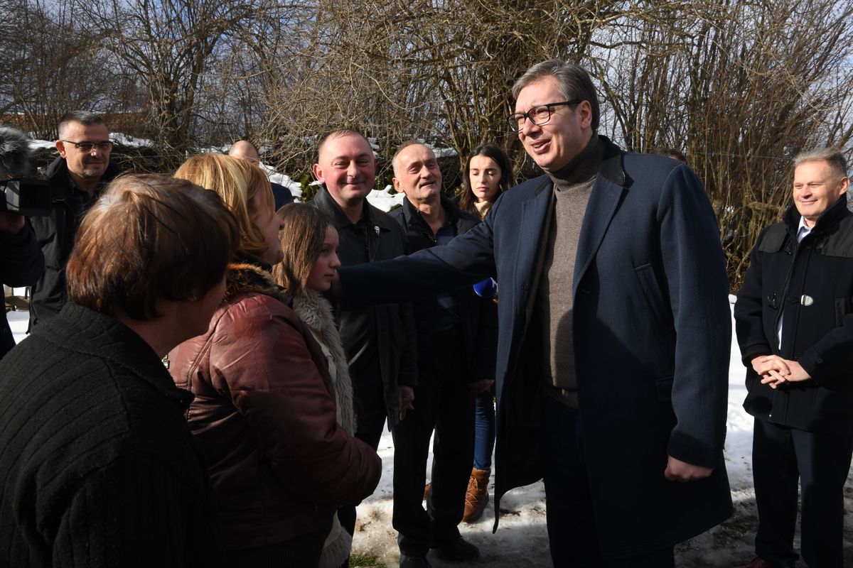 Председник Вучић у посети Златиборском и Рашком округу