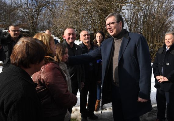 Председник Вучић у посети Златиборском и Рашком округу