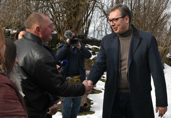 Predsednik Vučić u poseti Zlatiborskom i Raškom okrugu