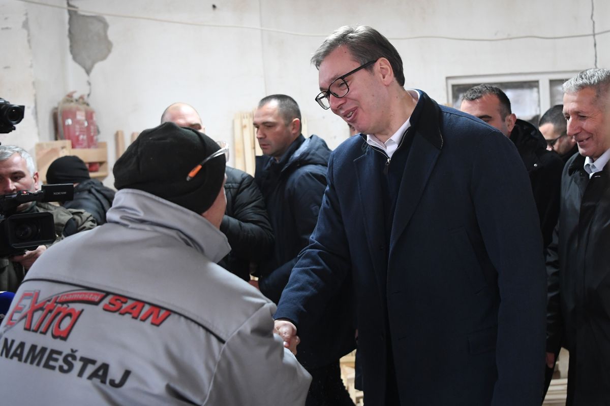 Predsednik Vučić u poseti Zlatiborskom i Raškom okrugu