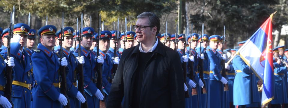 Председник Вучић у Дому Гарде на представљању резултата и способности Војске Србије
