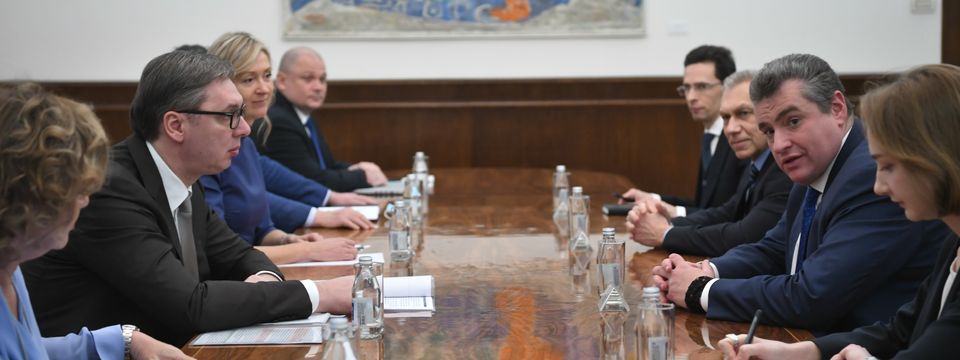 Sastanak sa predsednikom Komiteta za Međunarodne poslove Državne Dume Federalne Skupštine Ruske Federacije