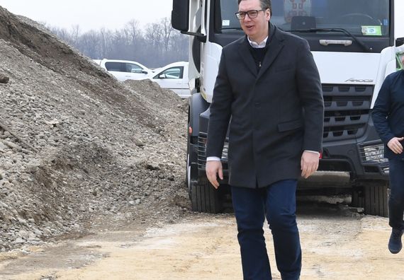 Predsednik Vučić prisustvovao obeležavanju početka izgradnje brze saobraćajnice Šabac – Loznica