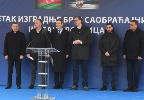Председник Вучић присуствовао обележавању почетка изградње брзе саобраћајнице Шабац – Лозница