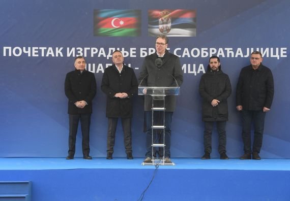 Predsednik Vučić prisustvovao obeležavanju početka izgradnje brze saobraćajnice Šabac – Loznica