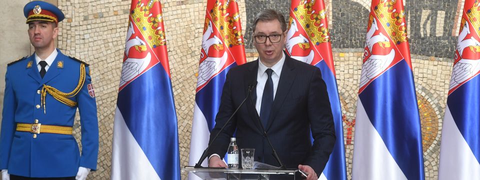 Председник Вучић уручиo одликовања заслужним појединцима и институцијама поводом Дана државности Србије
