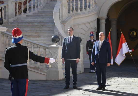 Predsednik Vučić u zvaničnoj poseti Kneževini Monako