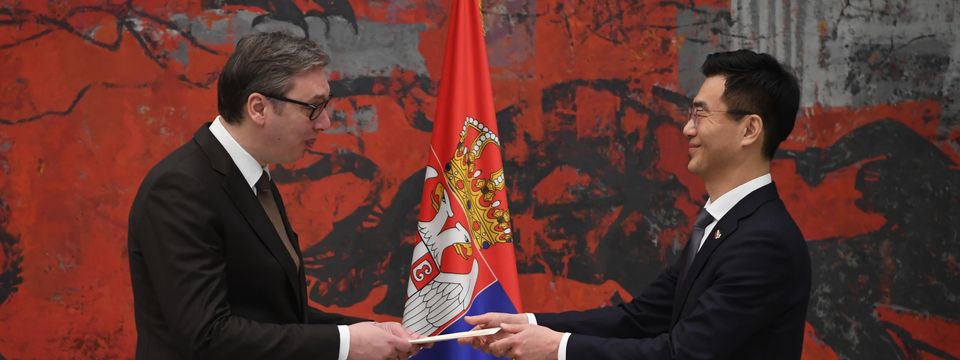 Predsednik Vučić primio akreditivna pisma novoimenovanog ambasadora Republike Koreje