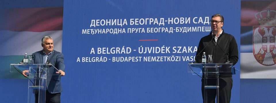 Председник Вучић присуствовао церемонији пуштања у саобраћај деонице пруге Београд – Нови Сад