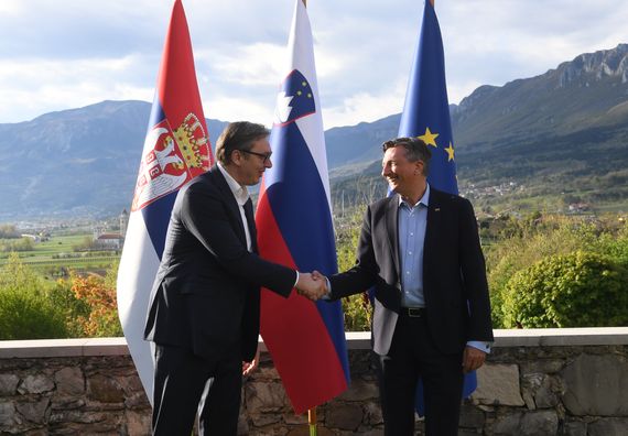 Predsednik Vučić u radnoj poseti Republici Sloveniji