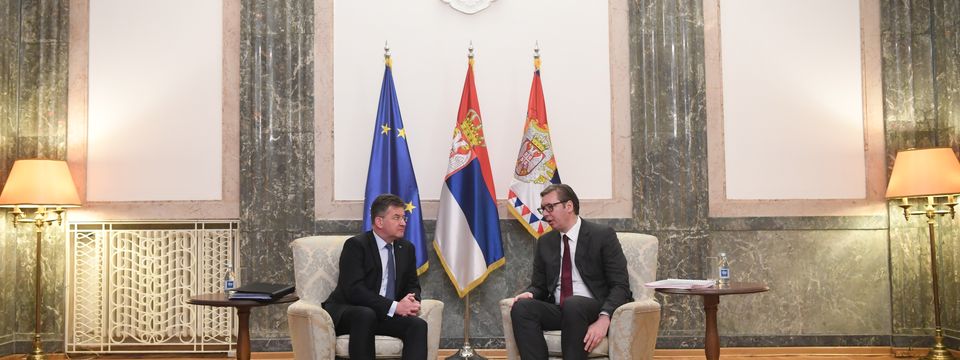 Sastanak sa specijalnim predstavnikom Evropske unije za dijalog Beograda i Prištine i druga regionalna pitanja Zapadnog Balkana