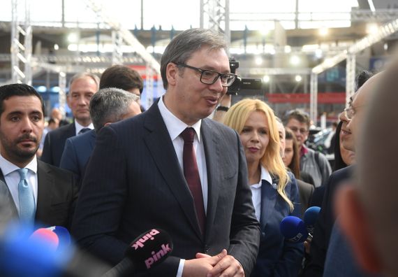 Predsednik Vučić prisustvovao ceremoniji otvaranja Sajma automobila