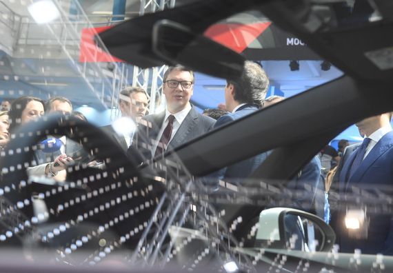 Predsednik Vučić prisustvovao ceremoniji otvaranja Sajma automobila