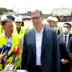 Predsednik Vučić obišao radove na projektu izgradnje beogradskog metroa na Makiškom polju