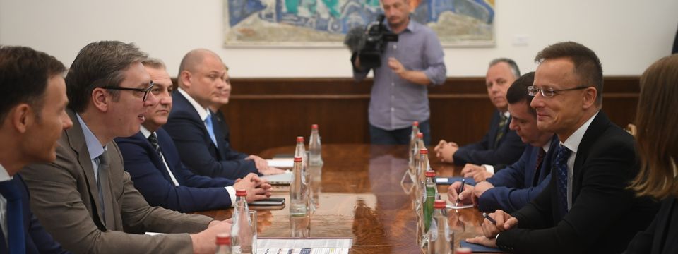 Sastanak sa ministrom spoljnih poslova i trgovine Mađarske