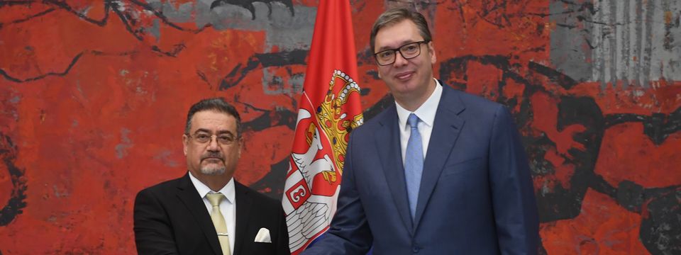 Predsednik Vučić primio akreditivna pisma ambasadora Republike Irak