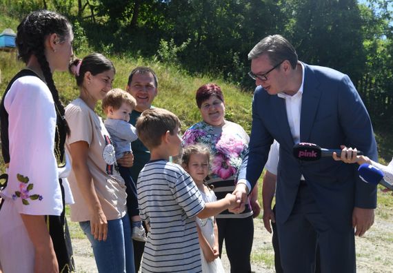 Predsednik Vučić u poseti Moravičkom okrugu