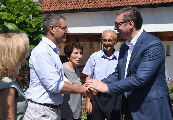 Predsednik Vučić u poseti Moravičkom okrugu