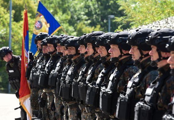 Predsednik Vučić na pokazno-taktičkoj vežbi 