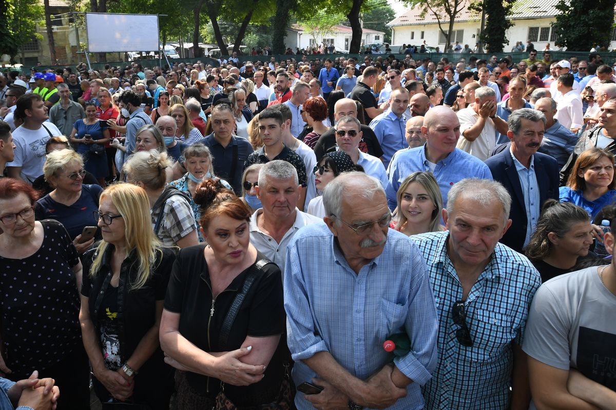 Predsednik Vučić na ceremoji obeležavanja početka izvođenja mera zaštite na Centralnoj kuli Memorijalnog centra 