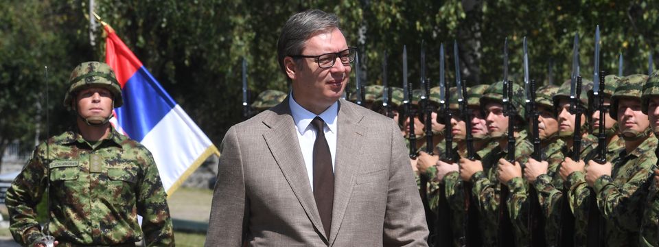 Председник Вучић на приказу новопроизведеног наоуружања и војне опреме из домаће наменске индустрије
