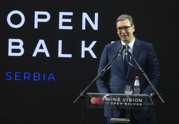 Predsednik Vučić prisustvovao otvaranju Prvog međunarodnog sajma vina Vinska vizija Otvorenog Balkana