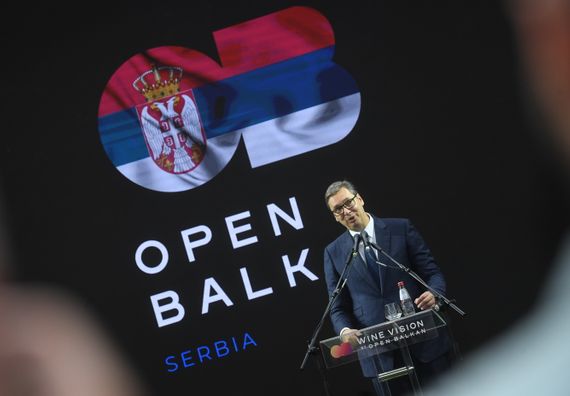 Predsednik Vučić prisustvovao otvaranju Prvog međunarodnog sajma vina Vinska vizija Otvorenog Balkana