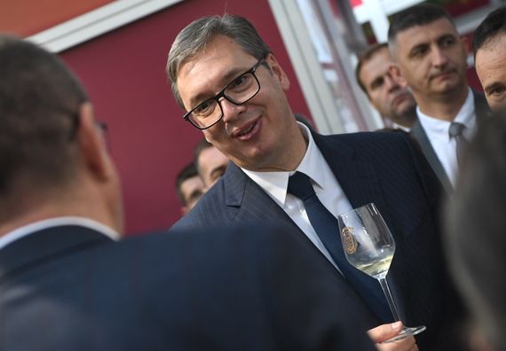 Predsednik Vučić prisustvovao otvaranju Prvog međunarodnog sajma vina Vinska vizija Otvorenog Balkana