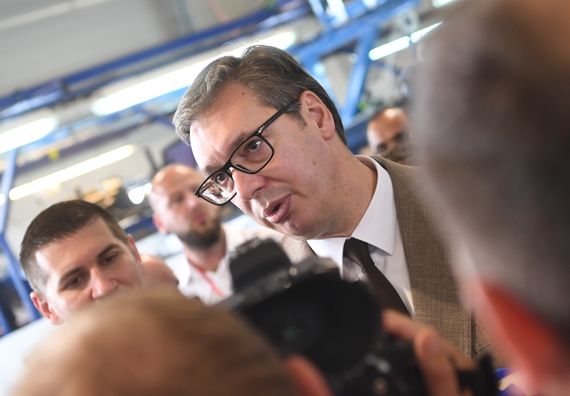 Predsednik Vučić prisustvovao svečanom otvaranju fabrike 