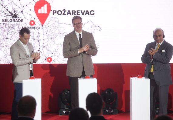 Predsednik Vučić prisustvovao svečanom otvaranju fabrike "Motherson Group" u Požarevcu