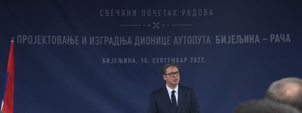 Predsednik Vučić prisustvovao svečanosti povodom početka izgradnje deonice auto-puta Bijeljina – Rača