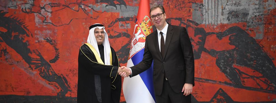 Predsednik Vučić primio akreditivna pisma novoimenovanog ambasadora Države Kuvajt