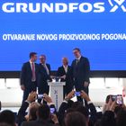 Председник Вучић присуствoвao свечаном отварању новог производног погона фабрике “Grundfos”