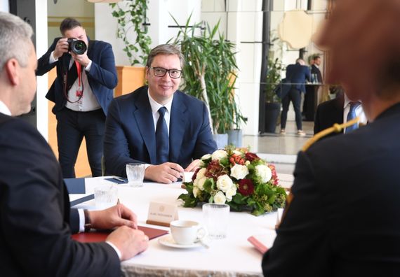 Predsednik Vučić na trilateralnom Samitu Mađarske, Srbije i Austrije