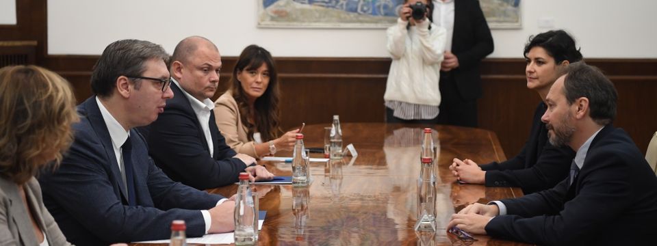 Sastanak sa šefom Delegacije EU u Srbiji
