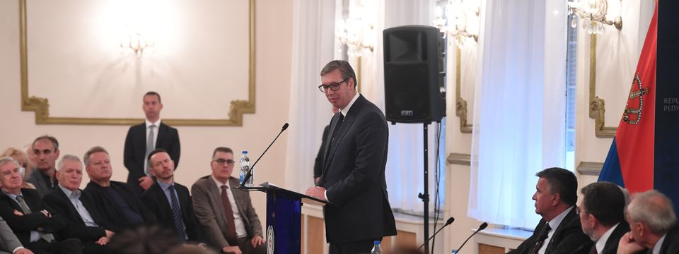 Председник Вучић присуствовао представљању комплета књига „Сабрана дела Милорада Екмечића”