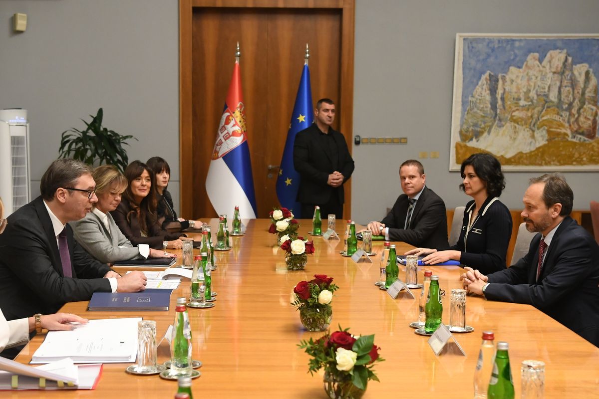 Састанак са шефом Делегације Европске уније у Републици Србији
