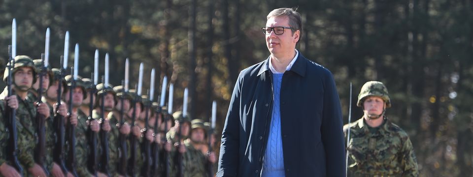 Predsednik Vučić prisustvovao Združenoj vežbi Vojske Srbije "MANEVRI 2022"