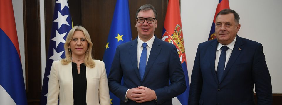 Sastanak sa novoizabranim srpskim članom Predsedništva BiH i novoizabranim predsednikom Republike Srpske