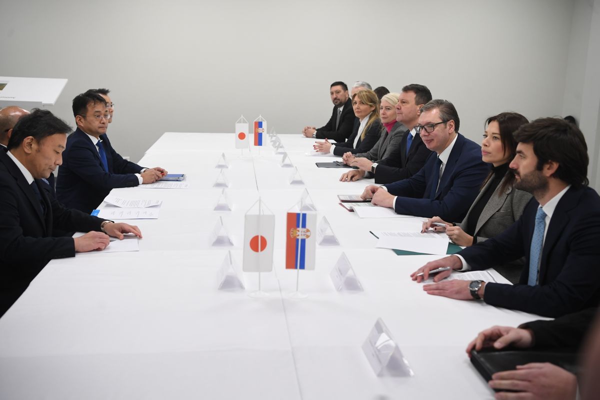 Predsednik Vučić prisustvovao svečanom otvaranju fabrike guma japanske kompanije 