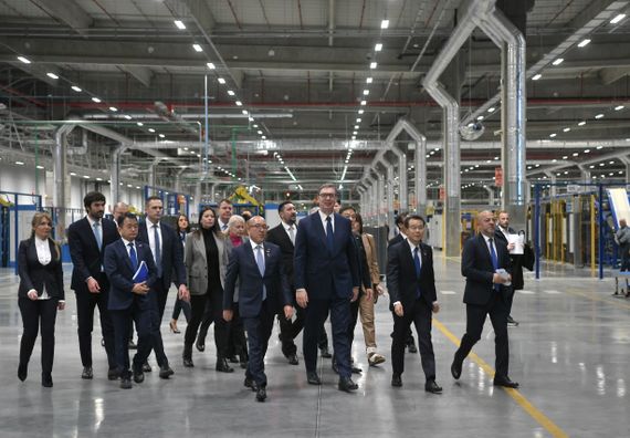 Председник Вучић присуствоваo свечаном отварању фабрике гума јапанске компаније 