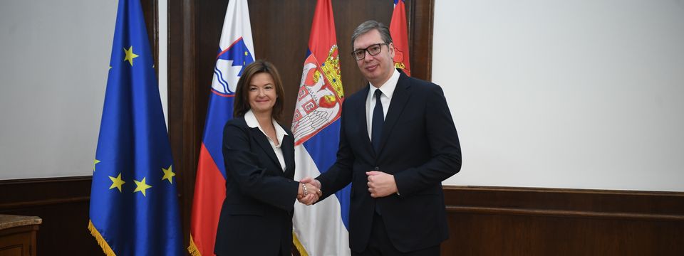 Састанак са потпредседницом Владе и министарком спољних послова Републике Словеније