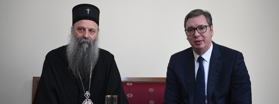 Састанак са Његовом светошћу патријархом српским господином Порфиријем
